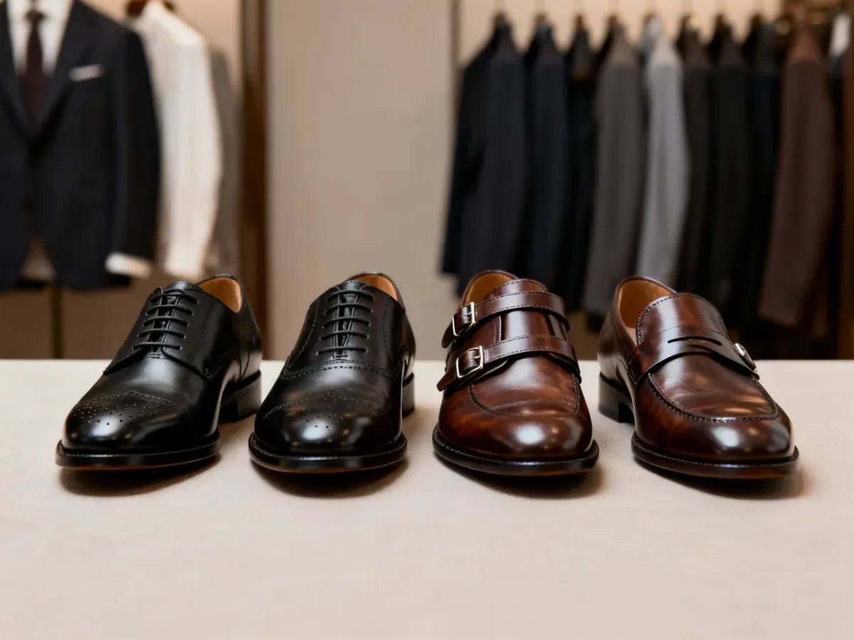 Cztery rodzaje eleganckich butów męskich: oksfordy, derby, monki i loafersy